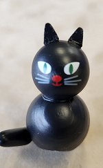 Black Cat Figure<br>for KWO Stove Smoker